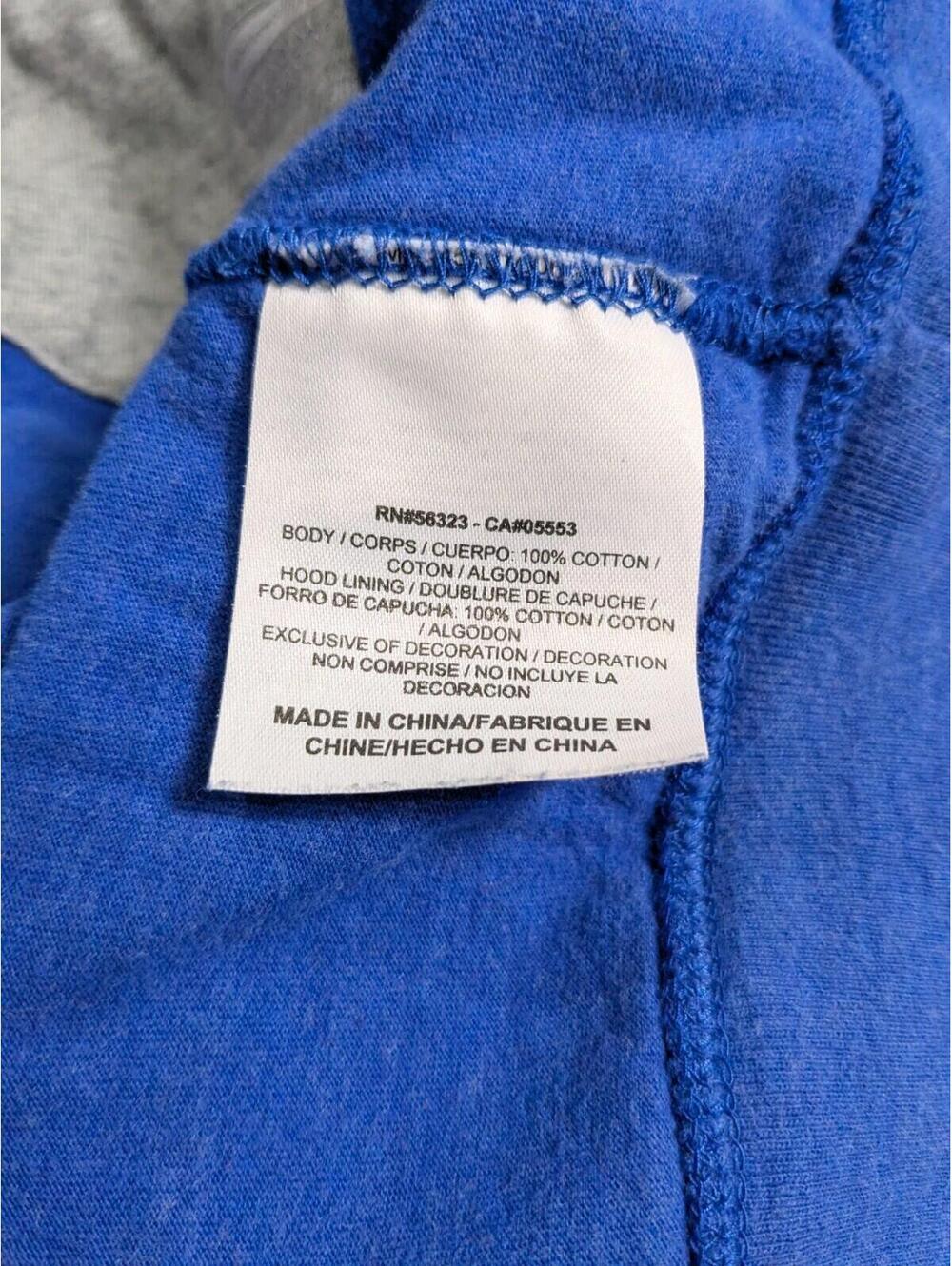 Nike Women's The Athletic Dept. Blue Vintage 2005 Hoodie, Cotton, Medium, Fitted - Picture 11 of 13